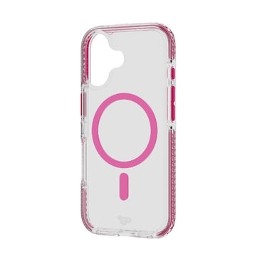 Tech21 EvoCrystal MagSafe Case for iPhone 17 - Clear/Pink